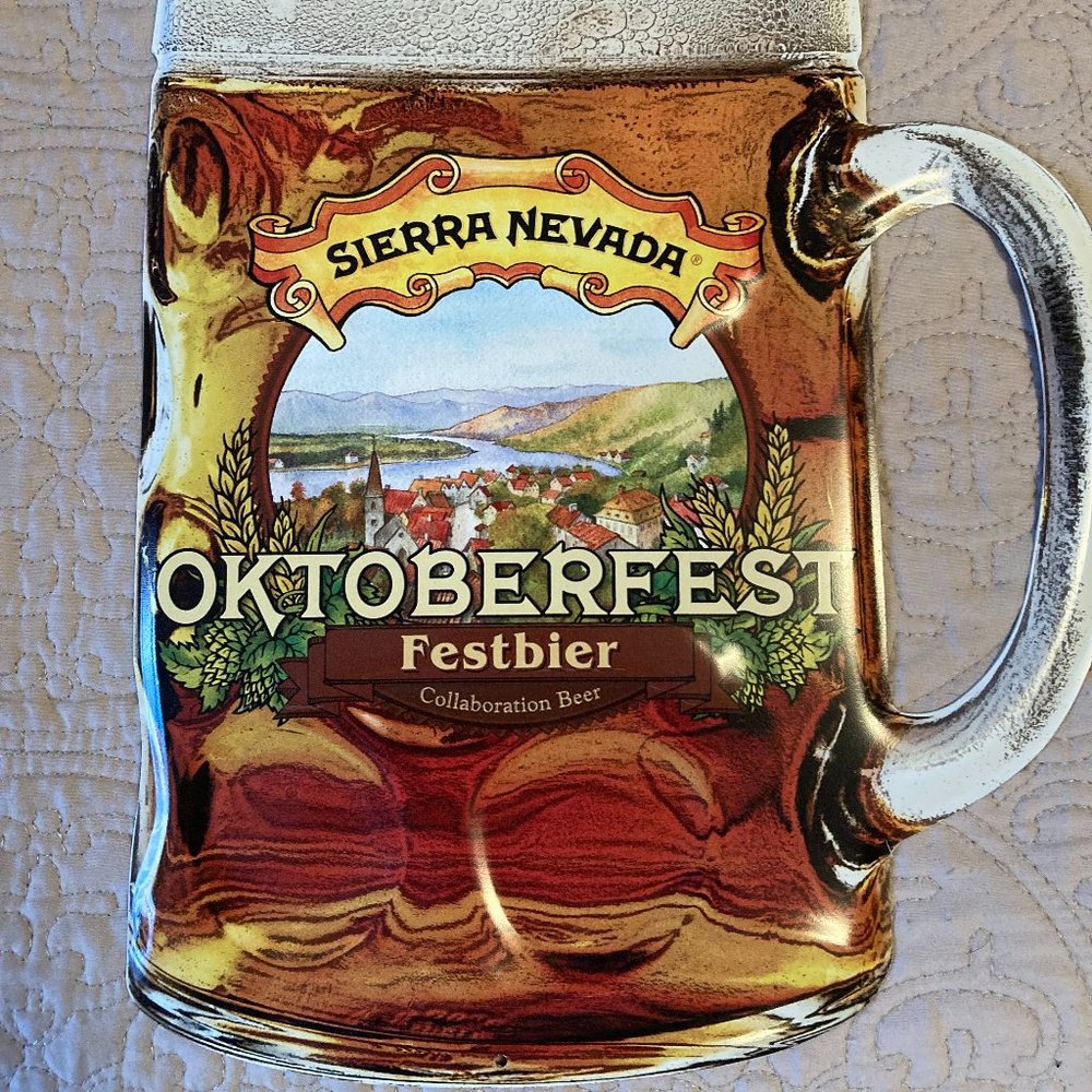 Sierra Nevada Oktoberfest Metal Wall Sign.
